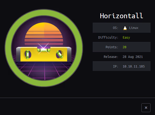 Horizontall - Hack The Box